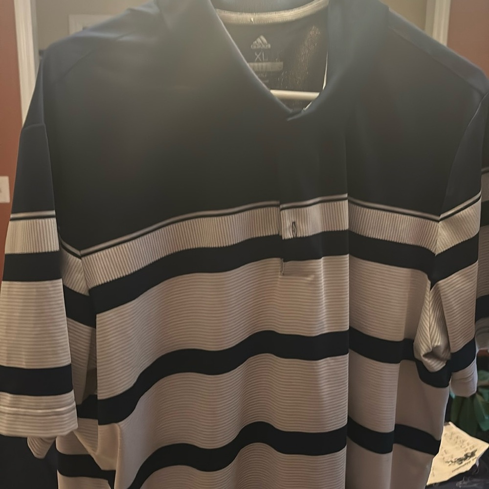 Adidas dry fit golf shirt